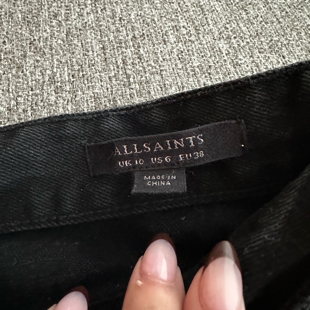 All Saints Bette Buckle Skirt